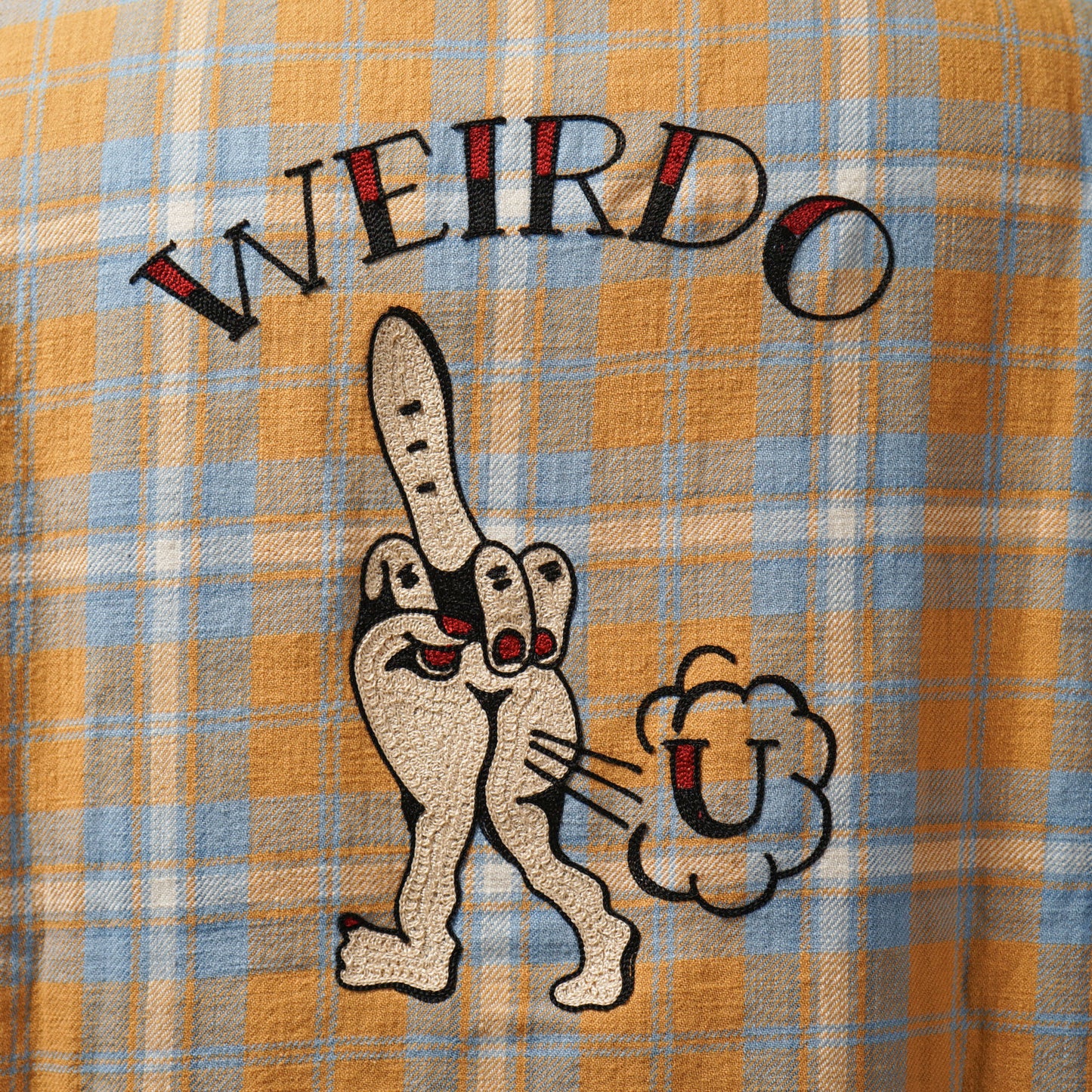 FUCK U - L/S CHECK SHIRTS / WRD-24-SS-13
