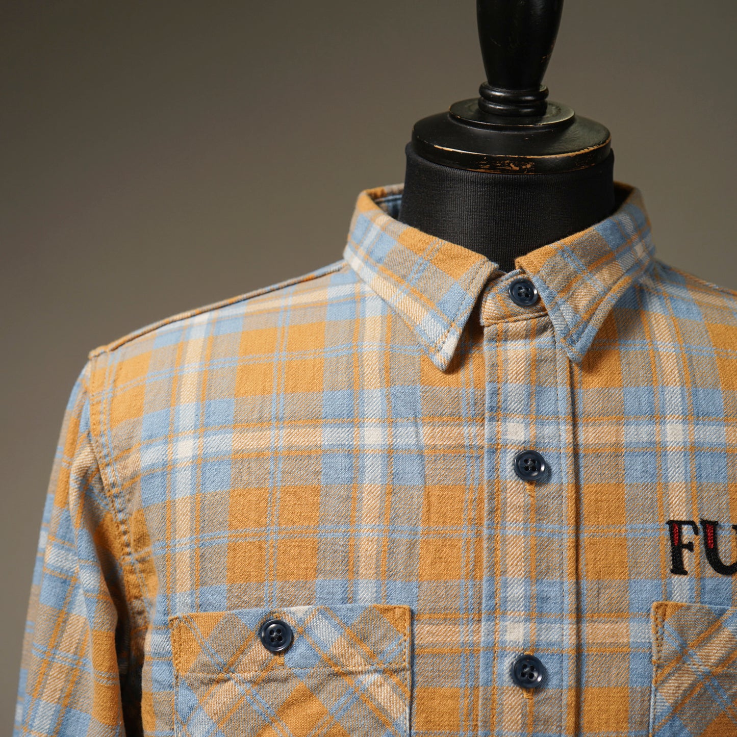 FUCK U - L/S CHECK SHIRTS / WRD-24-SS-13
