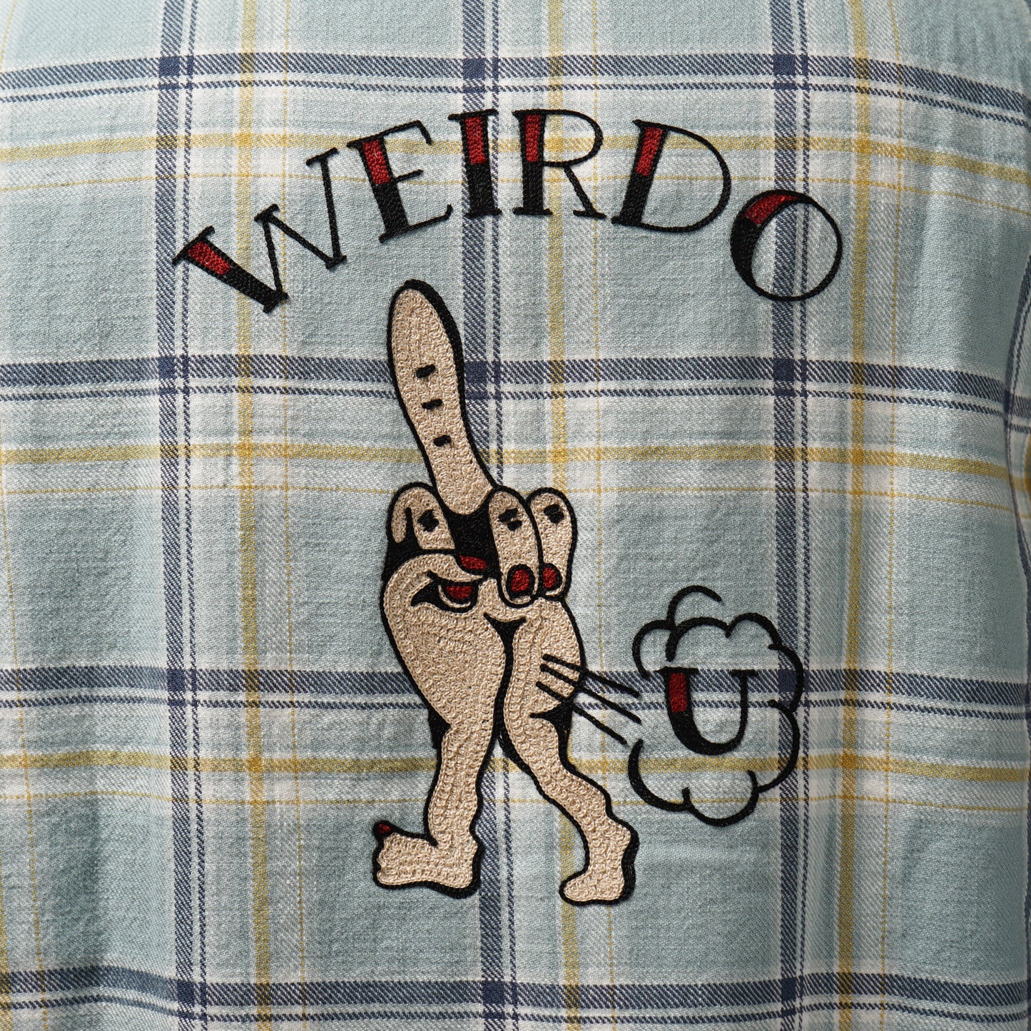 FUCK U - L/S CHECK SHIRTS / WRD-24-SS-13