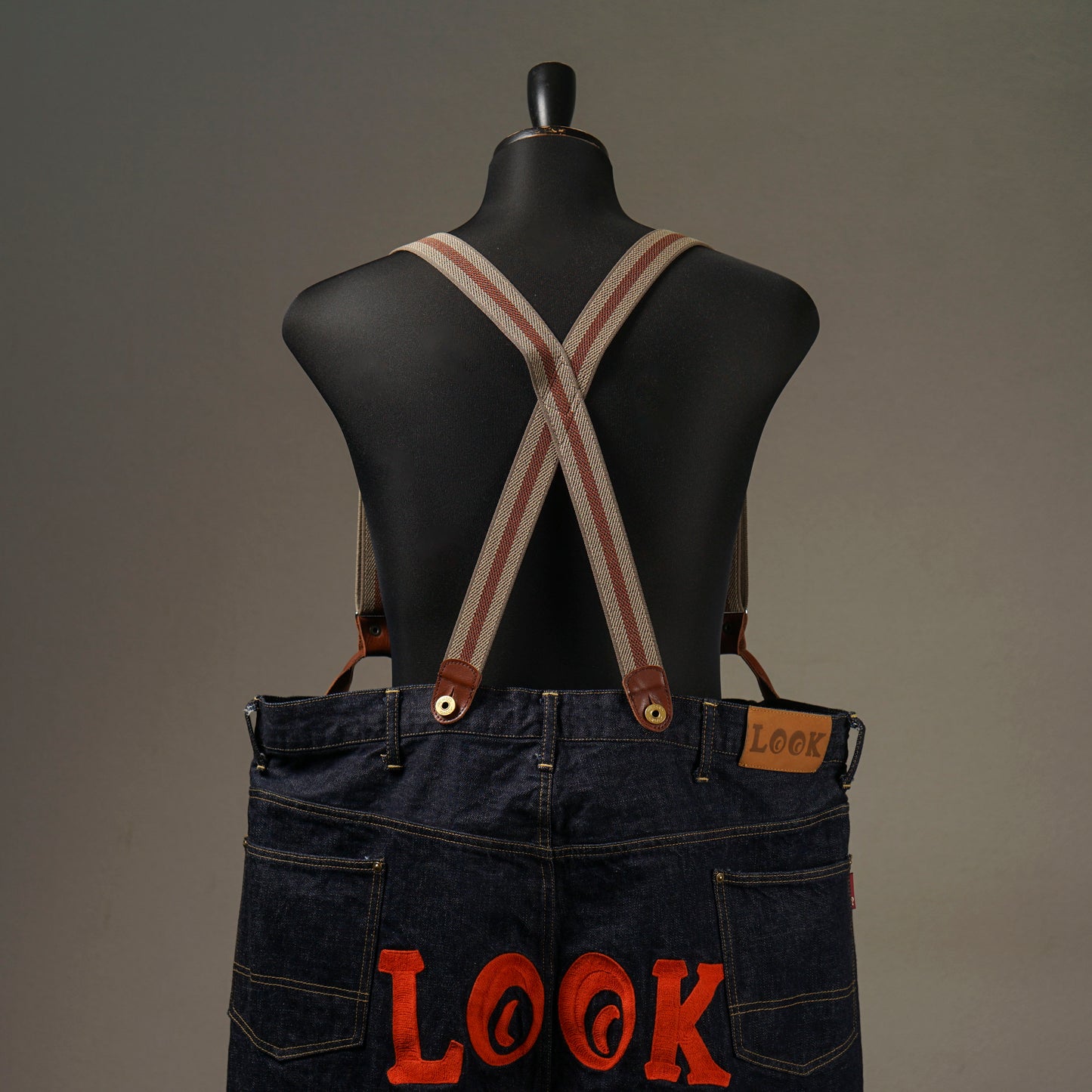 LOOK INVADING - DENIM PIERROT PANTS "48in" / WRD5306