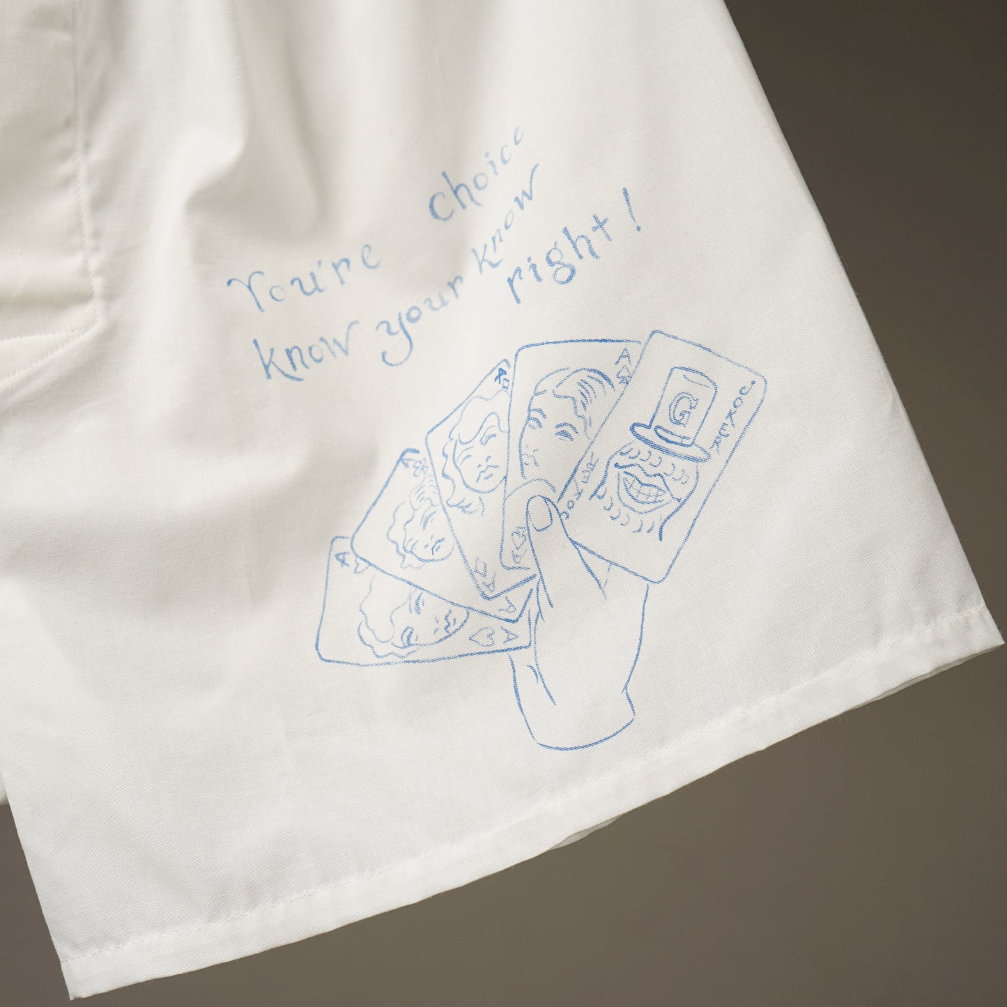 STANDARD BOXER SHORTS 05"PANTY MESSAGE YOU'RE CHOICE"【Peanuts & Co × GLADHAND & Co.】