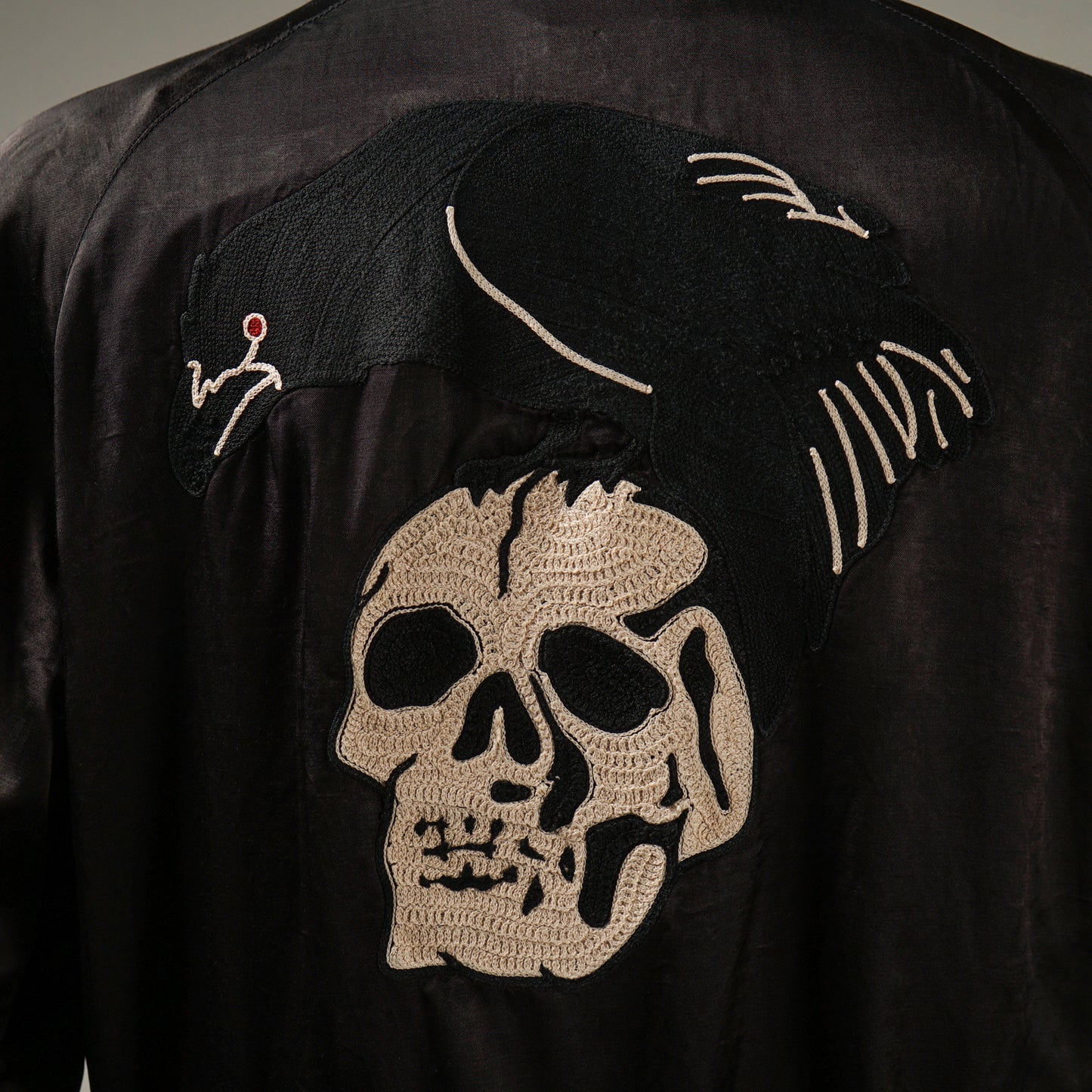 THIRTEEN CROWS - SATIN JACKET / OC-24-SS-01