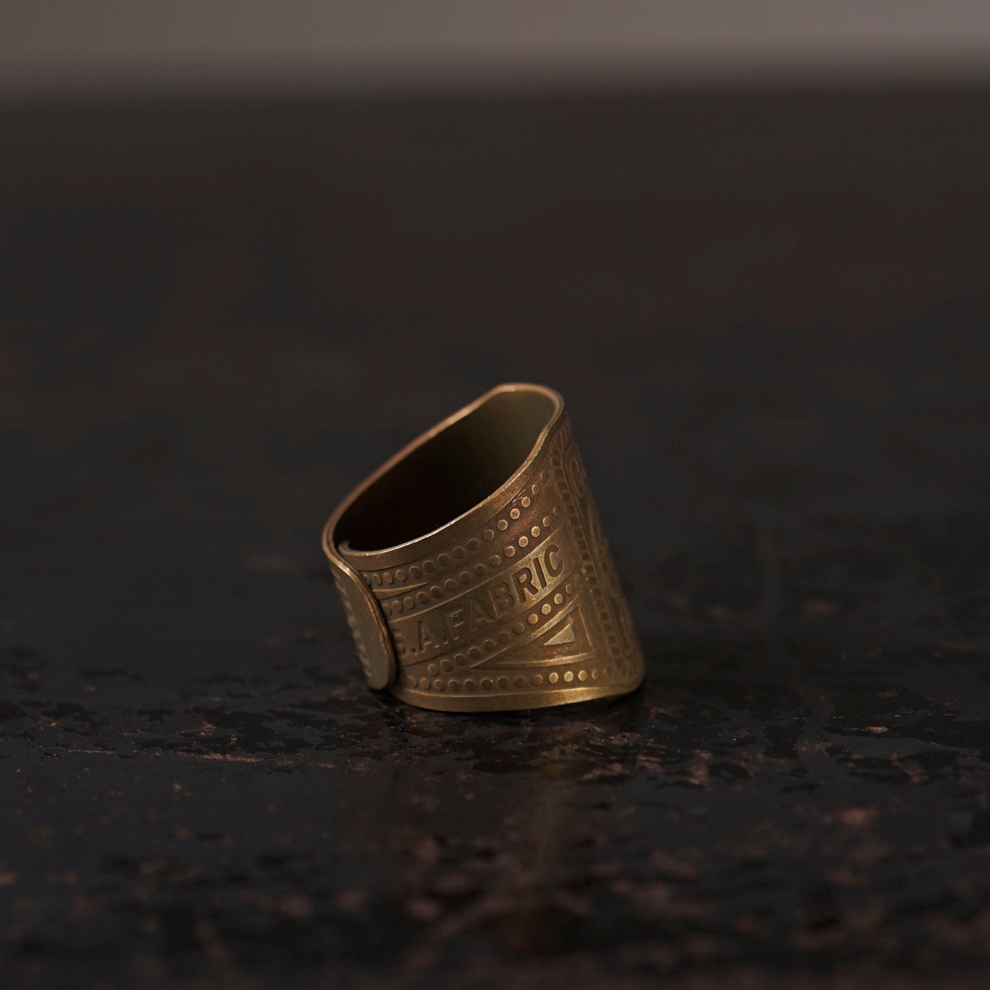 CIGAR TAG RING "BRASS"
