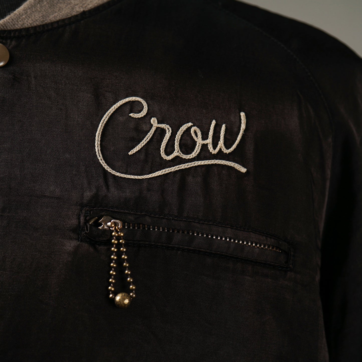 THIRTEEN CROWS - SATIN JACKET / OC-24-SS-01