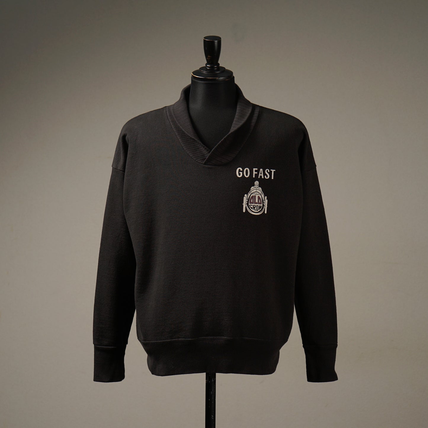 GO FAST - SHAWL COLLAR SWEAT / OC-24-SS-13