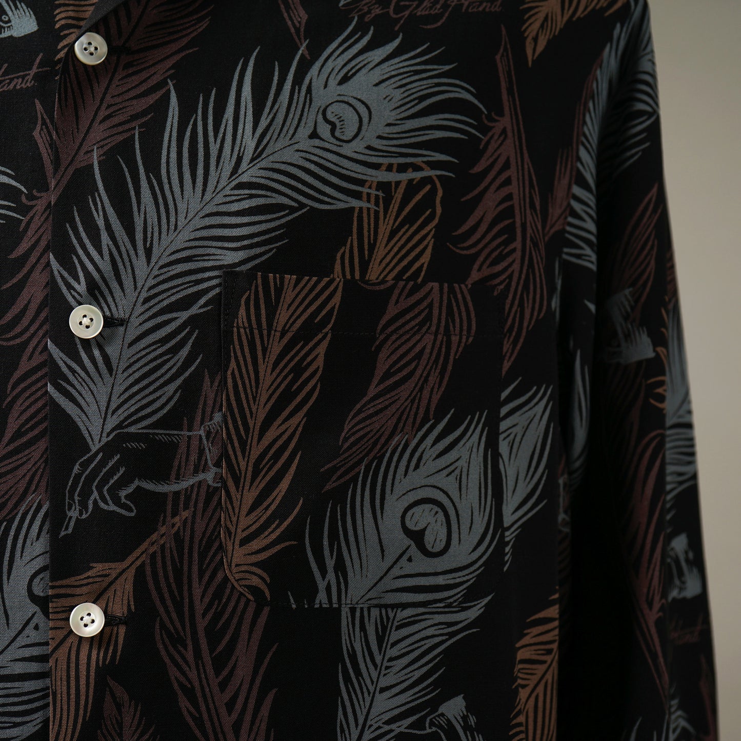 PEACOCK QUILL - L/S SHIRTS / BYGH-24-SS-09