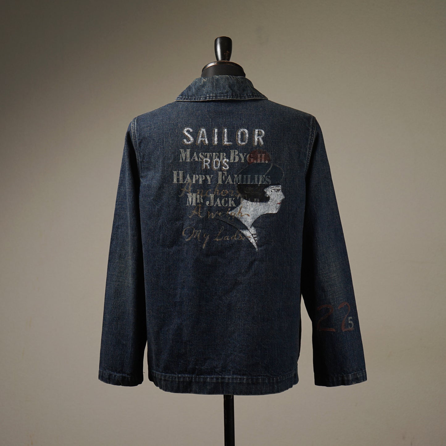 JACK TAR - SHAWL JACKET "HAND PAINT" / BYGH-24-SS-03