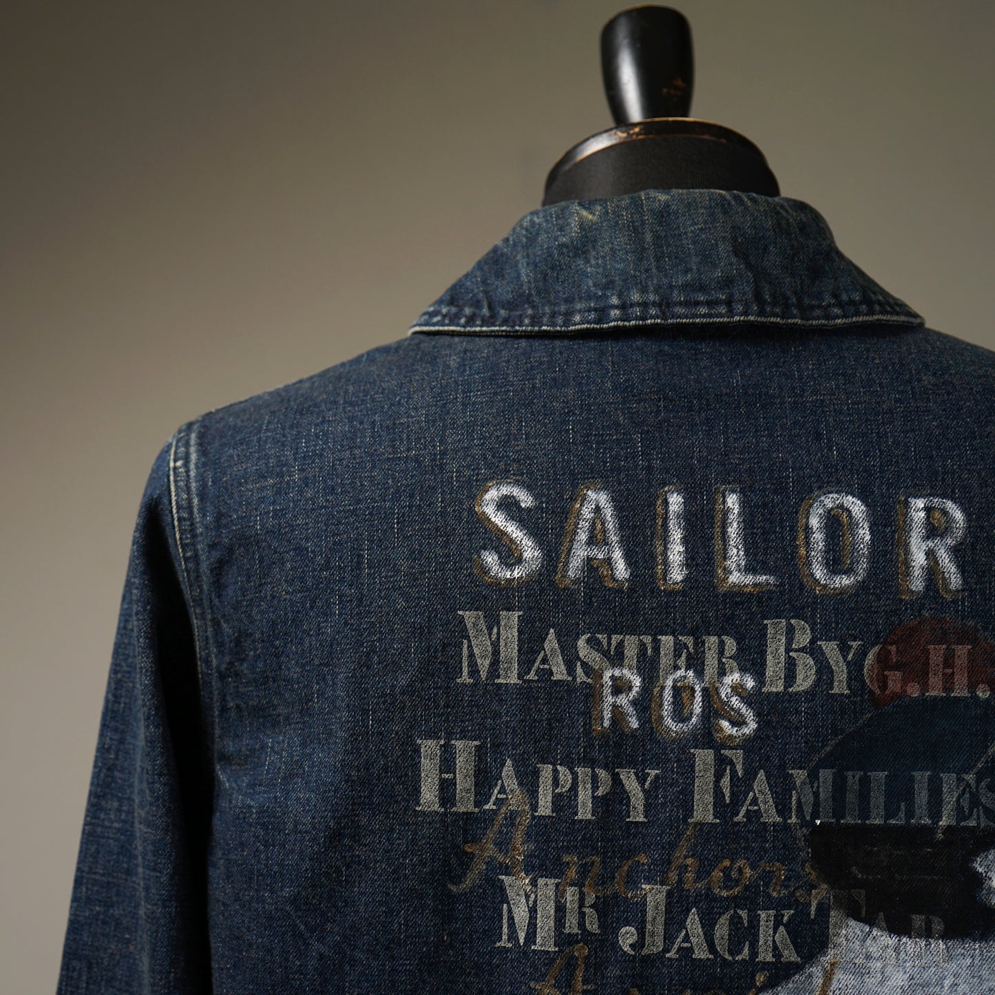 JACK TAR - SHAWL JACKET "HAND PAINT" / BYGH-24-SS-03