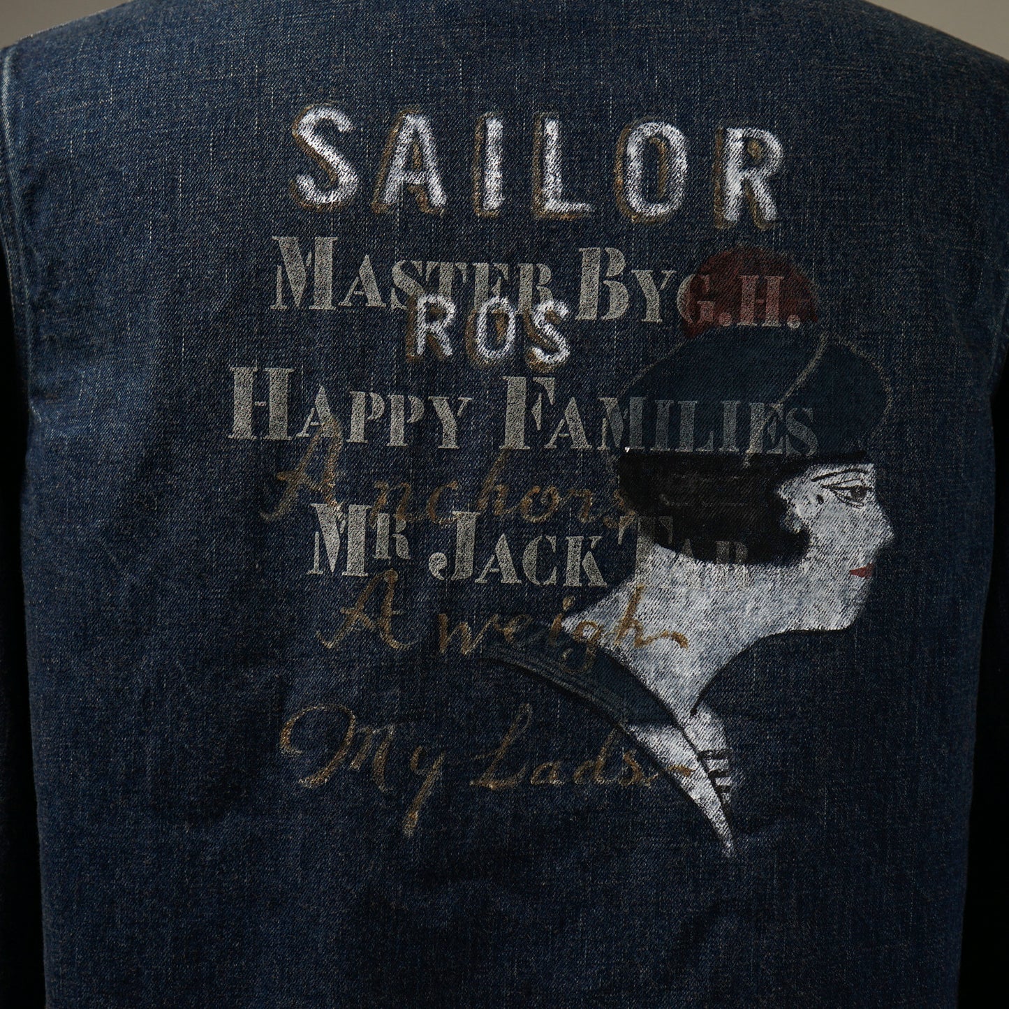 JACK TAR - SHAWL JACKET "HAND PAINT" / BYGH-24-SS-03