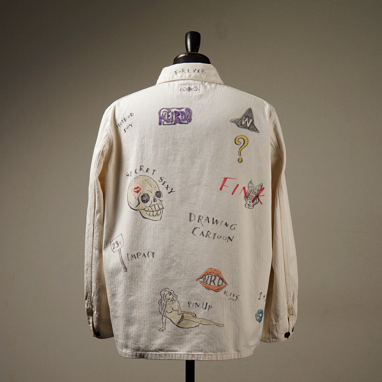 DRAWING CARTOON - COVERALL JACKET / WRD-24-SS-02