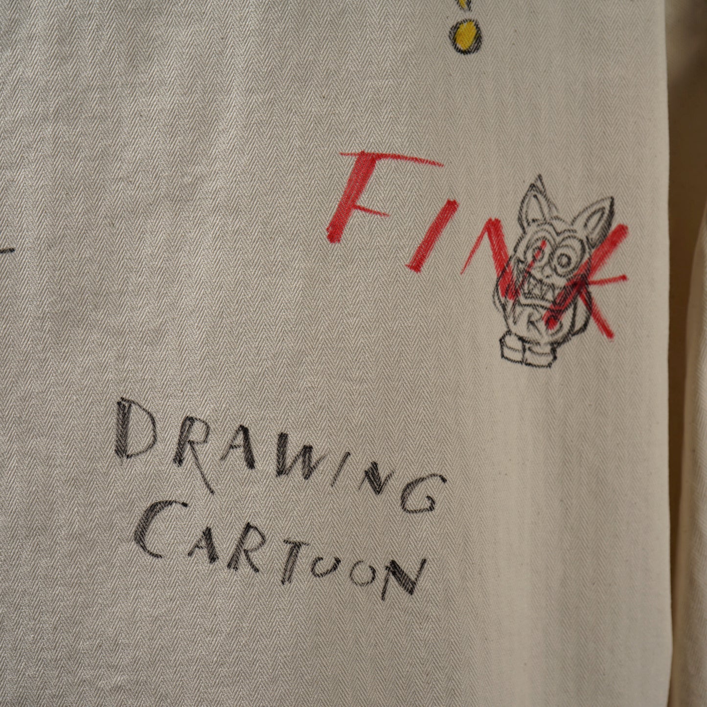 DRAWING CARTOON - COVERALL JACKET / WRD-24-SS-02