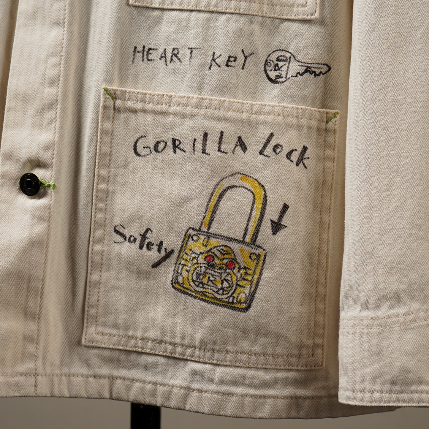 DRAWING CARTOON - COVERALL JACKET / WRD-24-SS-02