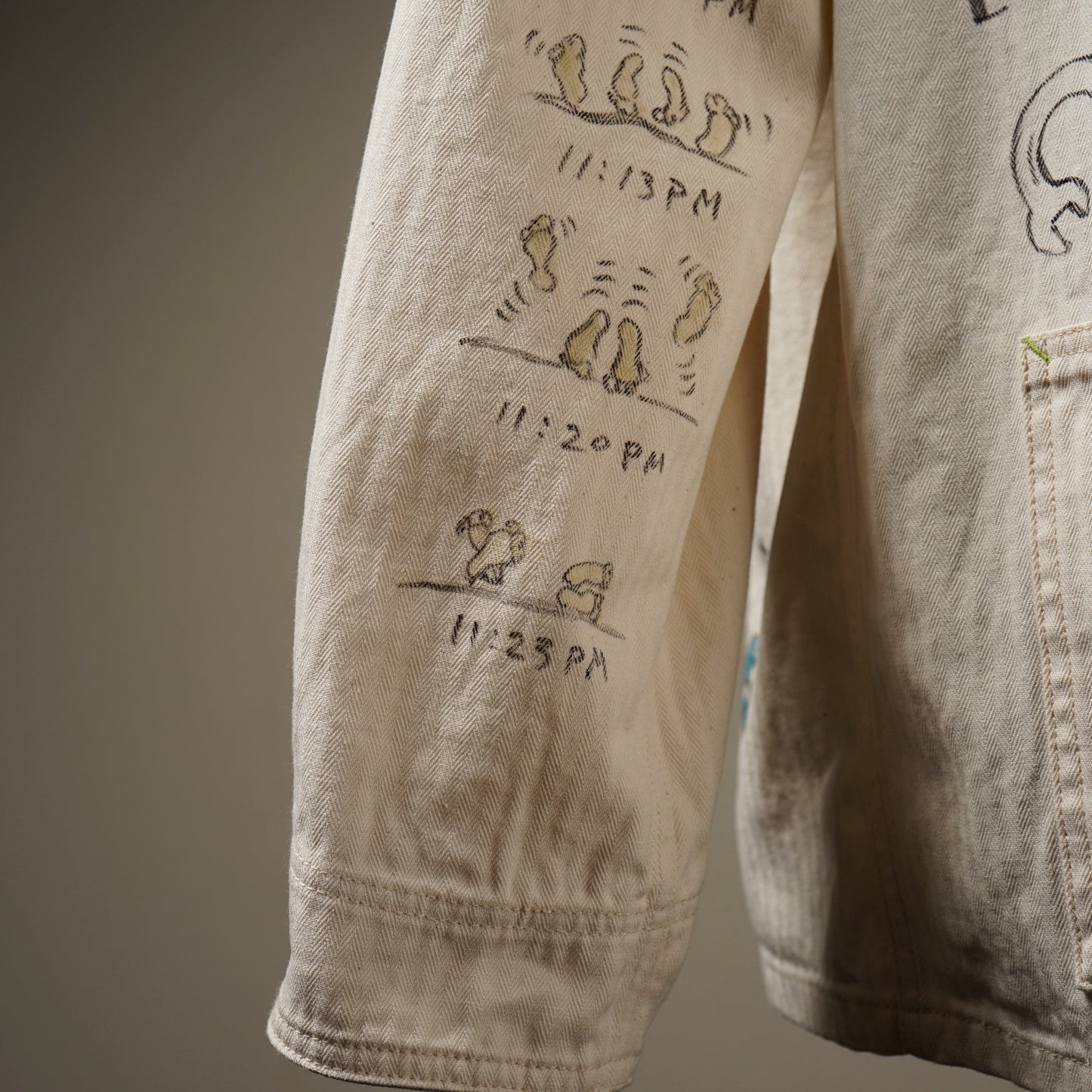 DRAWING CARTOON - COVERALL JACKET / WRD-24-SS-02