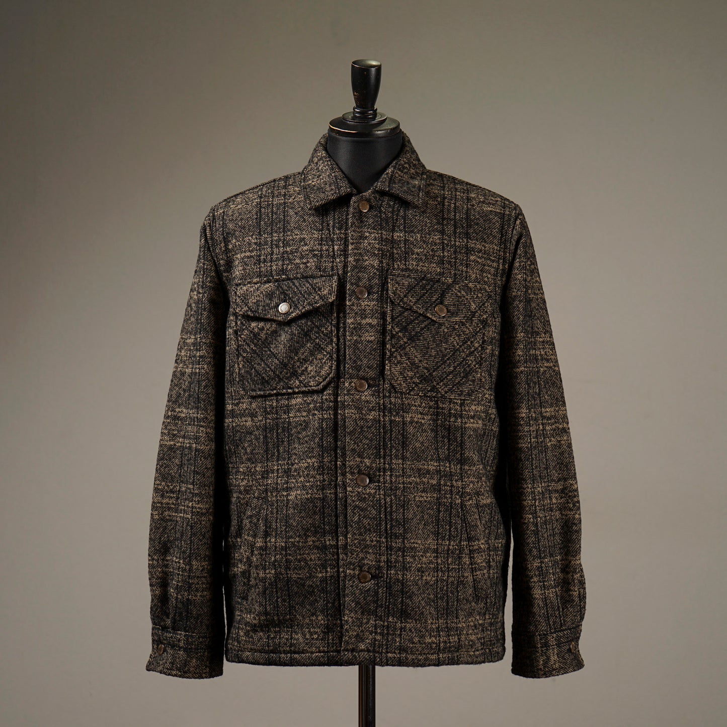 GLADDEN - L/S QUILTING CPO JACKETS / BYGH-23-AW-16