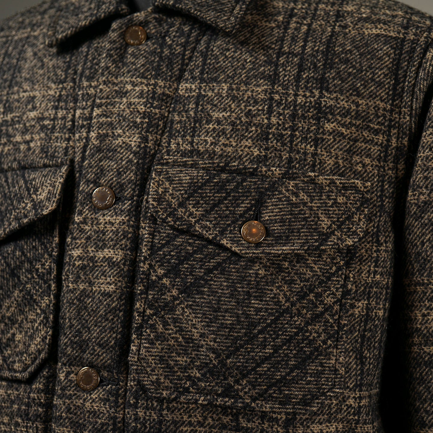 GLADDEN - L/S QUILTING CPO JACKETS / BYGH-23-AW-16