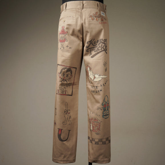 WIND UP - PANTS "HAND PAINT" 【STORE EXCLUSIVE】