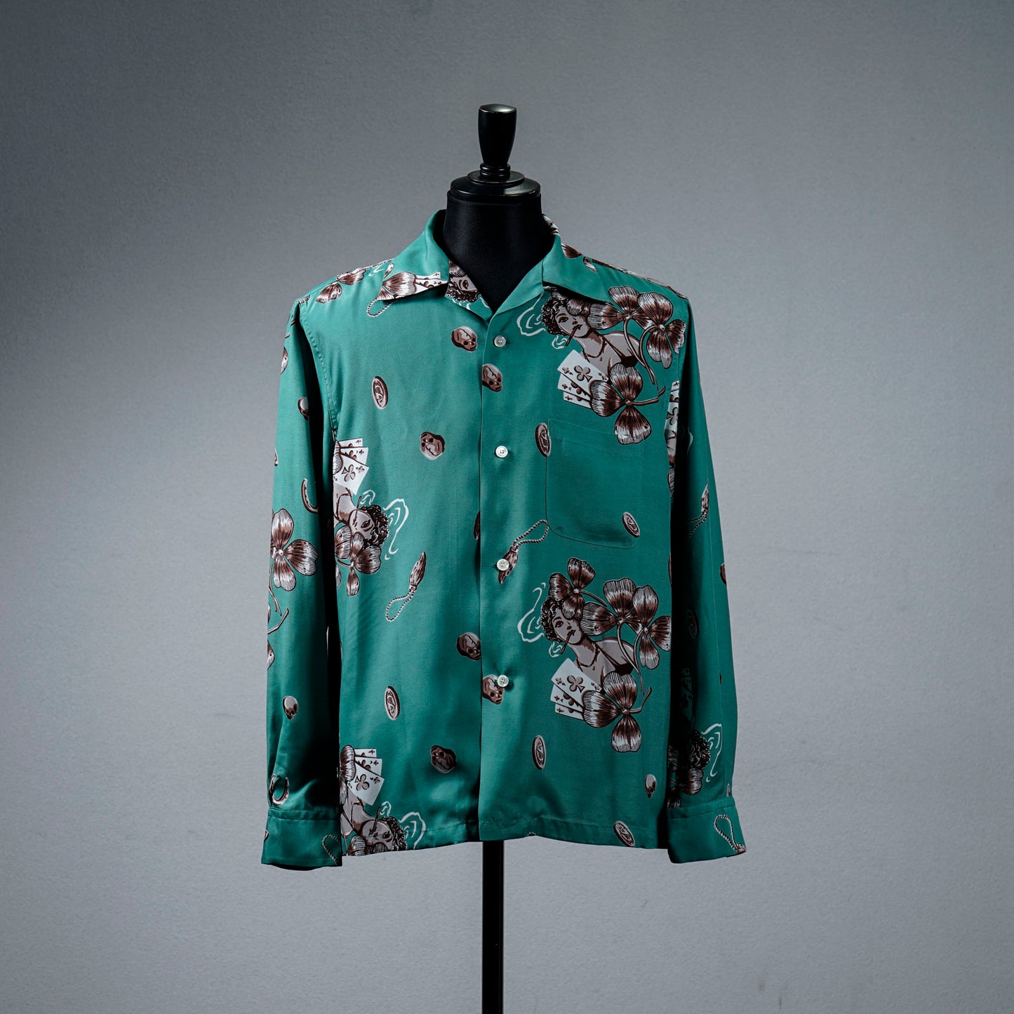 SHAMROCK LADY - L/S SHIRTS / GSV-23-SS-06 ※LIMITED COLOR/IRISH GREEN