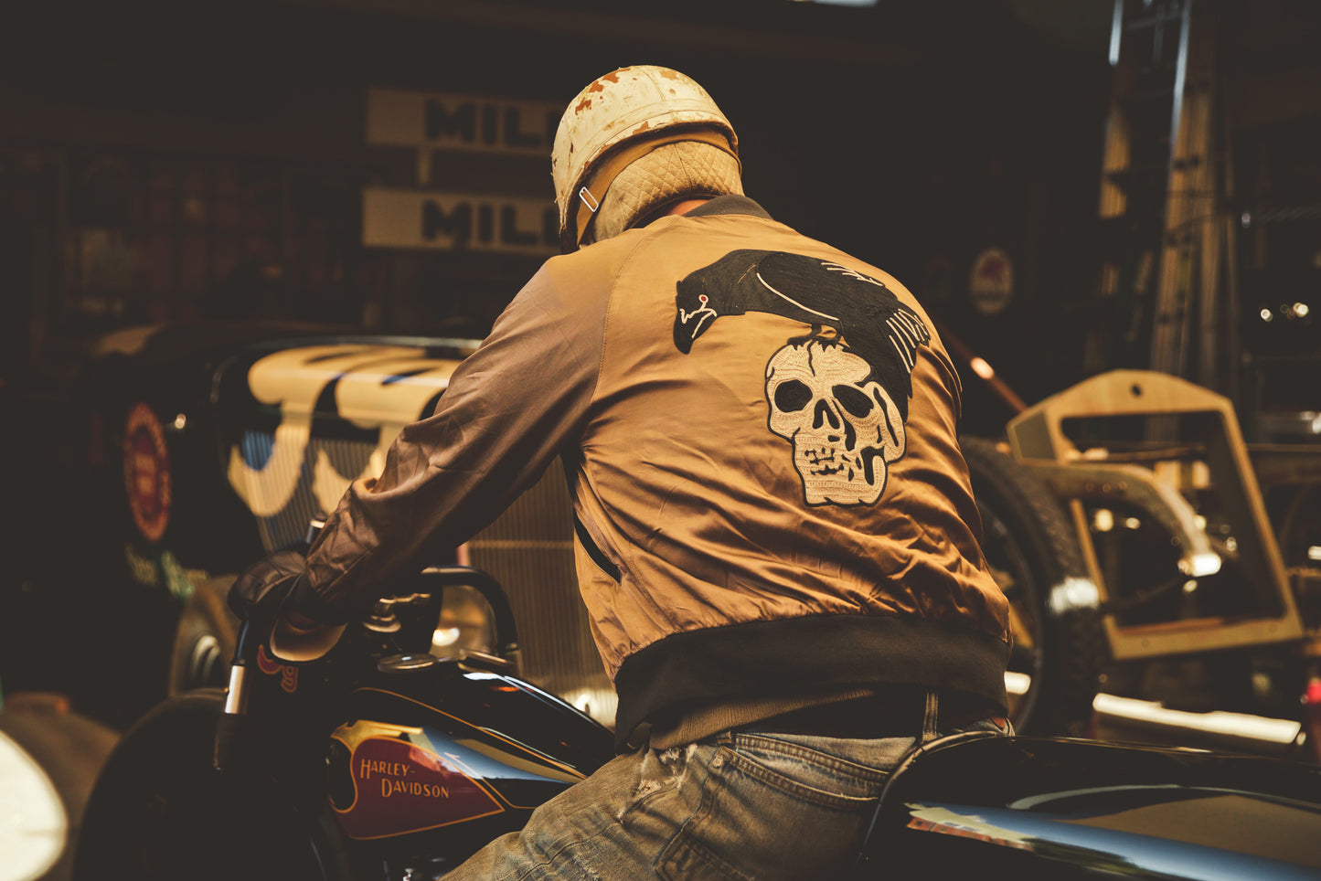 THIRTEEN CROWS - SATIN JACKET / OC-24-SS-01