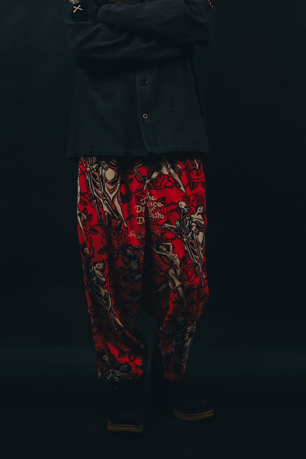 【DAY OF THE DEAD EXCLUSIVE】DANCE OF DEATH - EASY PANTS / GSV5106-DOTD