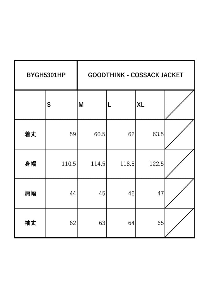 GOODTHINK - COSSACK JACKET / BYGH5301HP