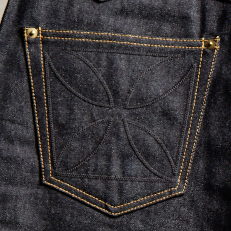 THUG - DENIM IRON CROSS / GSV9902