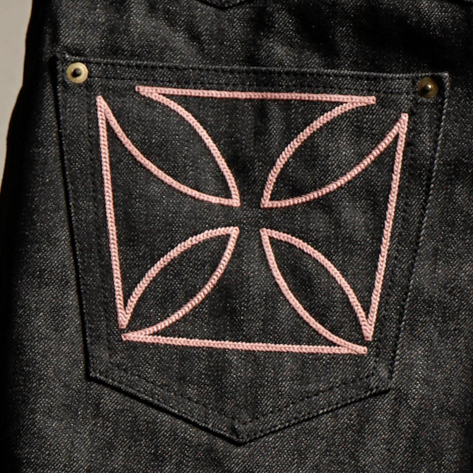 THUG - DENIM IRON CROSS / GSV9902