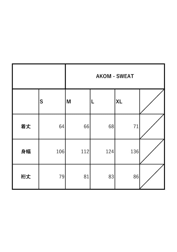 AKOM - SWEAT - AKOM x GH5301VF