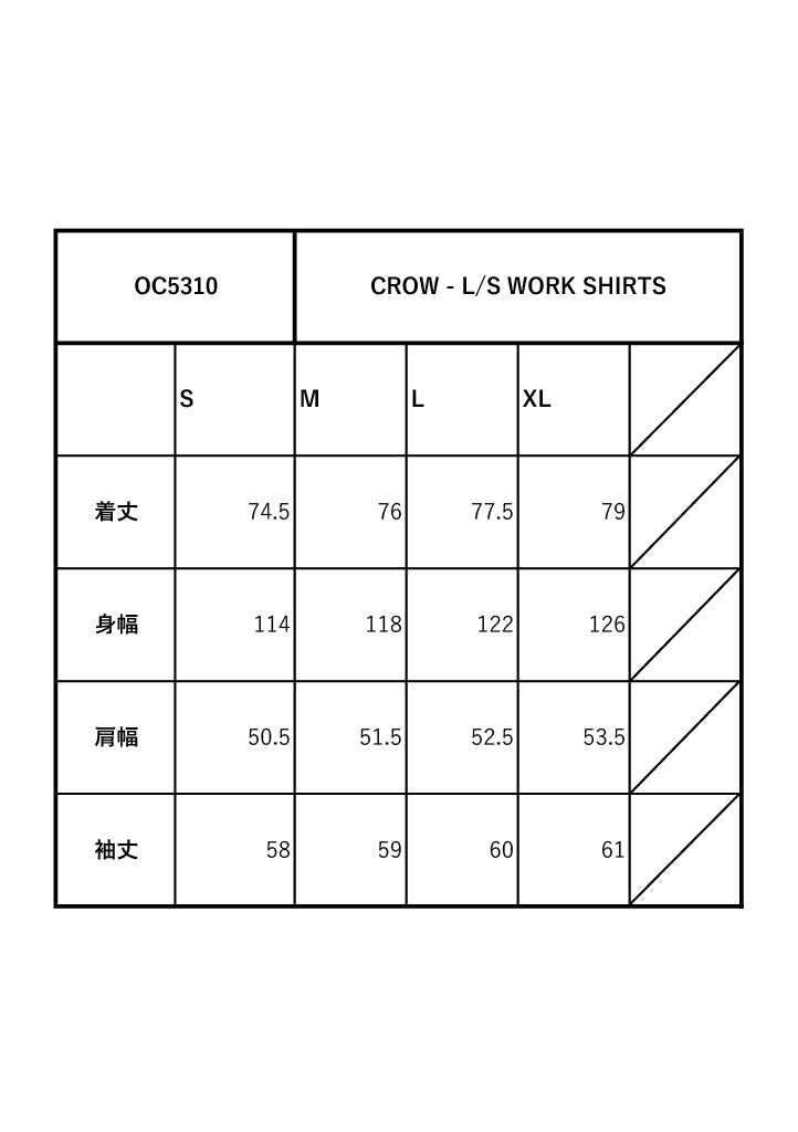 CROW - L/S WORK SHIRTS / OC5310