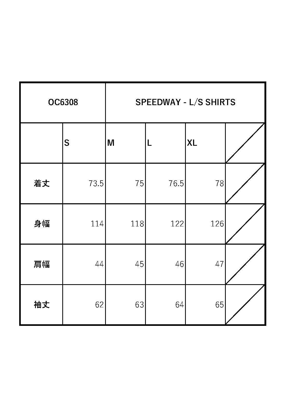 SPEEDWAY - L/S SHIRTS / OC6308