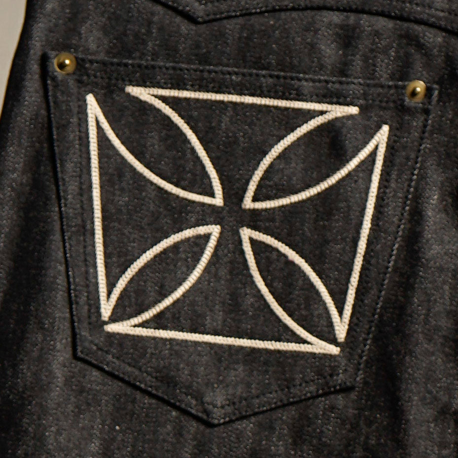 THUG - DENIM IRON CROSS / GSV9902