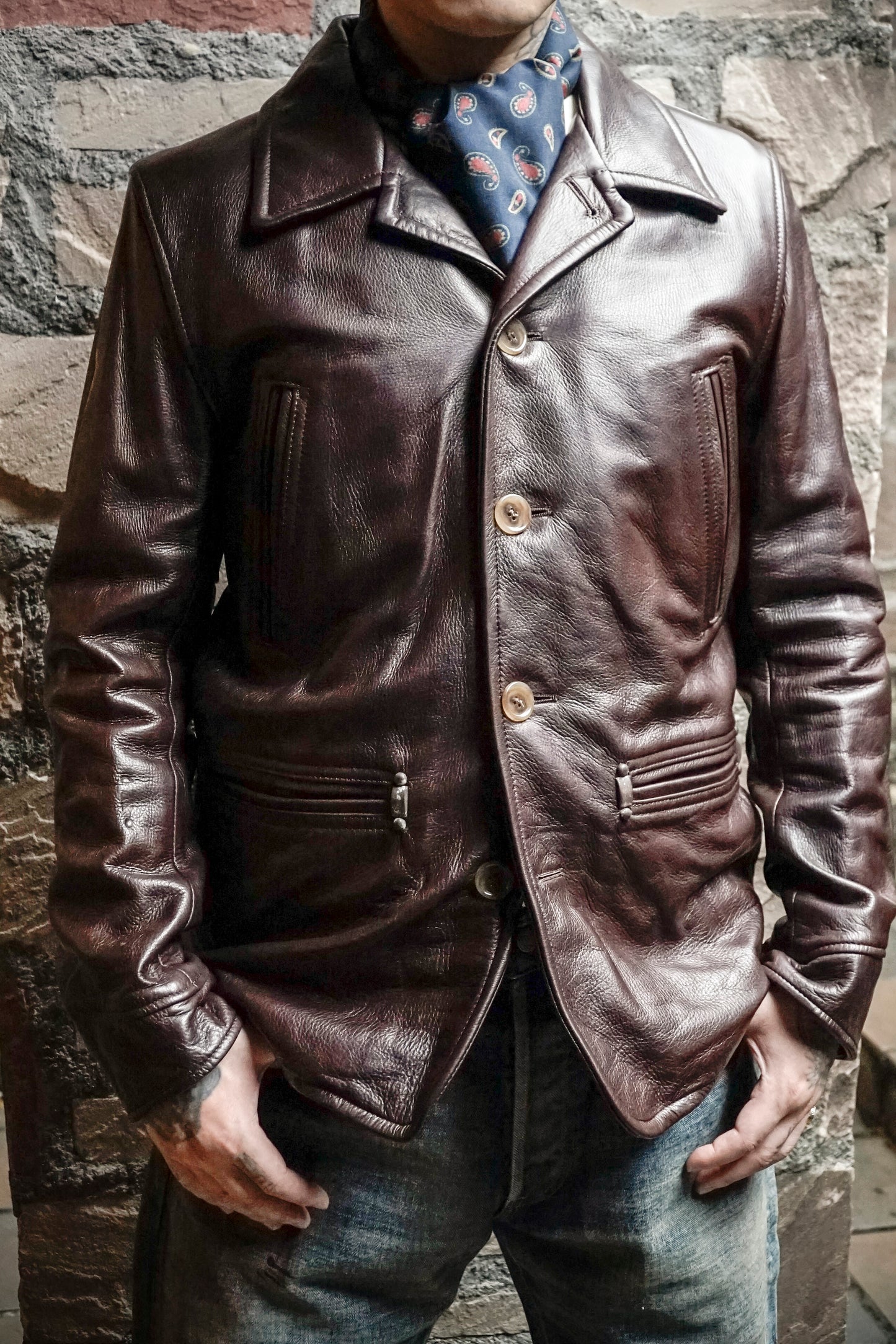 GOODFELLOWS "COW HIDE" / BYGH-24-AW-01
