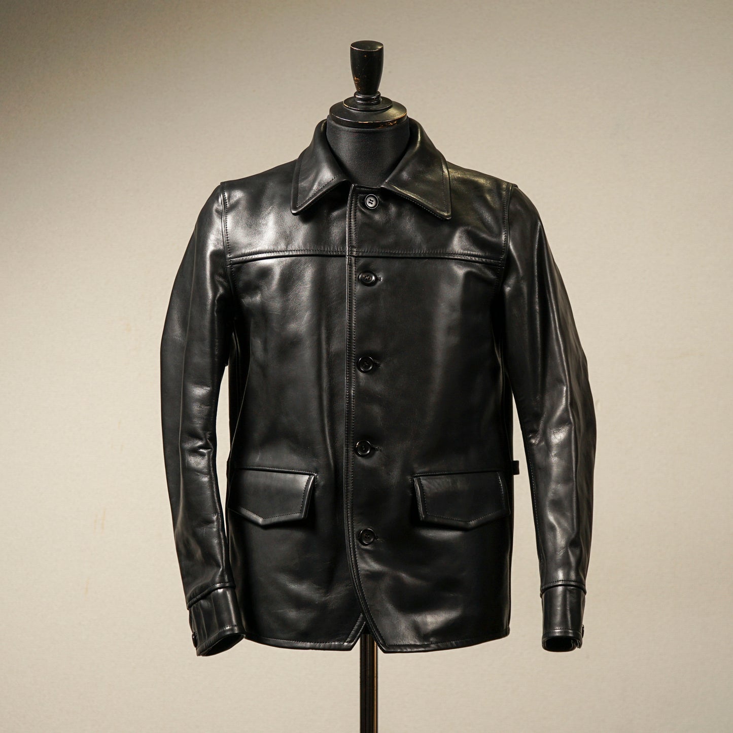 30'S CAR - COAT "HORSE HIDE" / GSV-24-AW-01