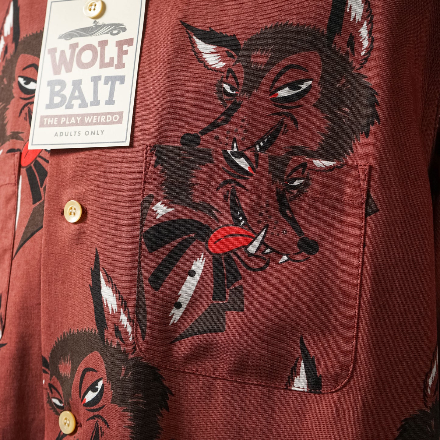 BIG BAD WOLF - L/S SHIRTS/ WRD-23-SS-13