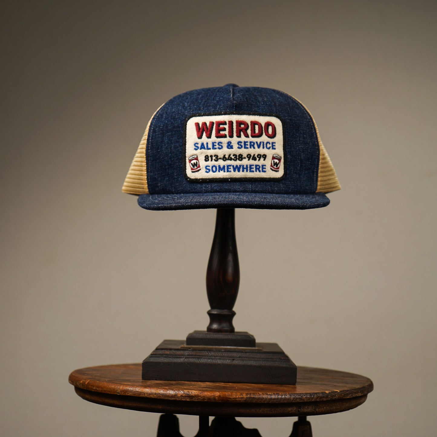 LIVING DEAD - DENIM TRUCKER CAP/ WRD-23-SS-G04