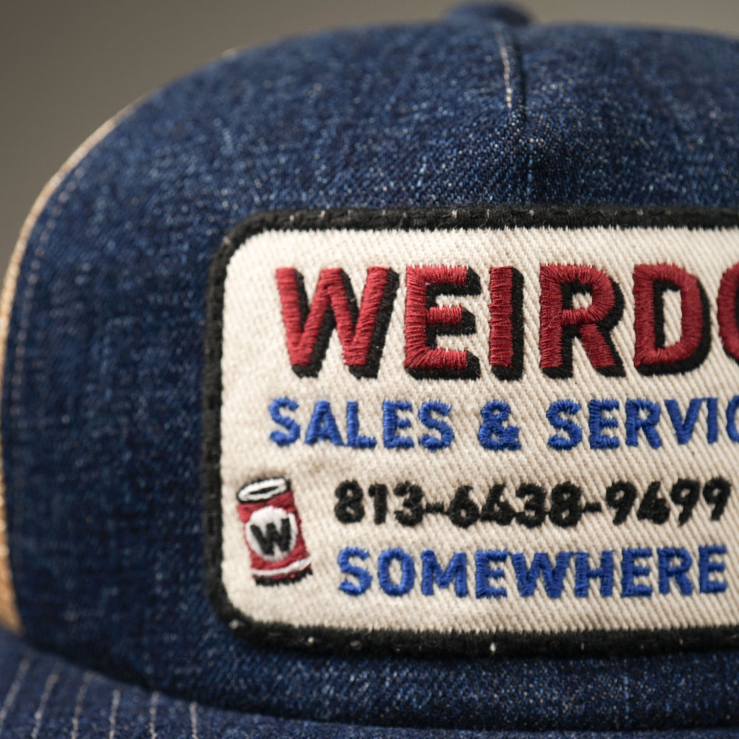 LIVING DEAD - DENIM TRUCKER CAP/ WRD-23-SS-G04