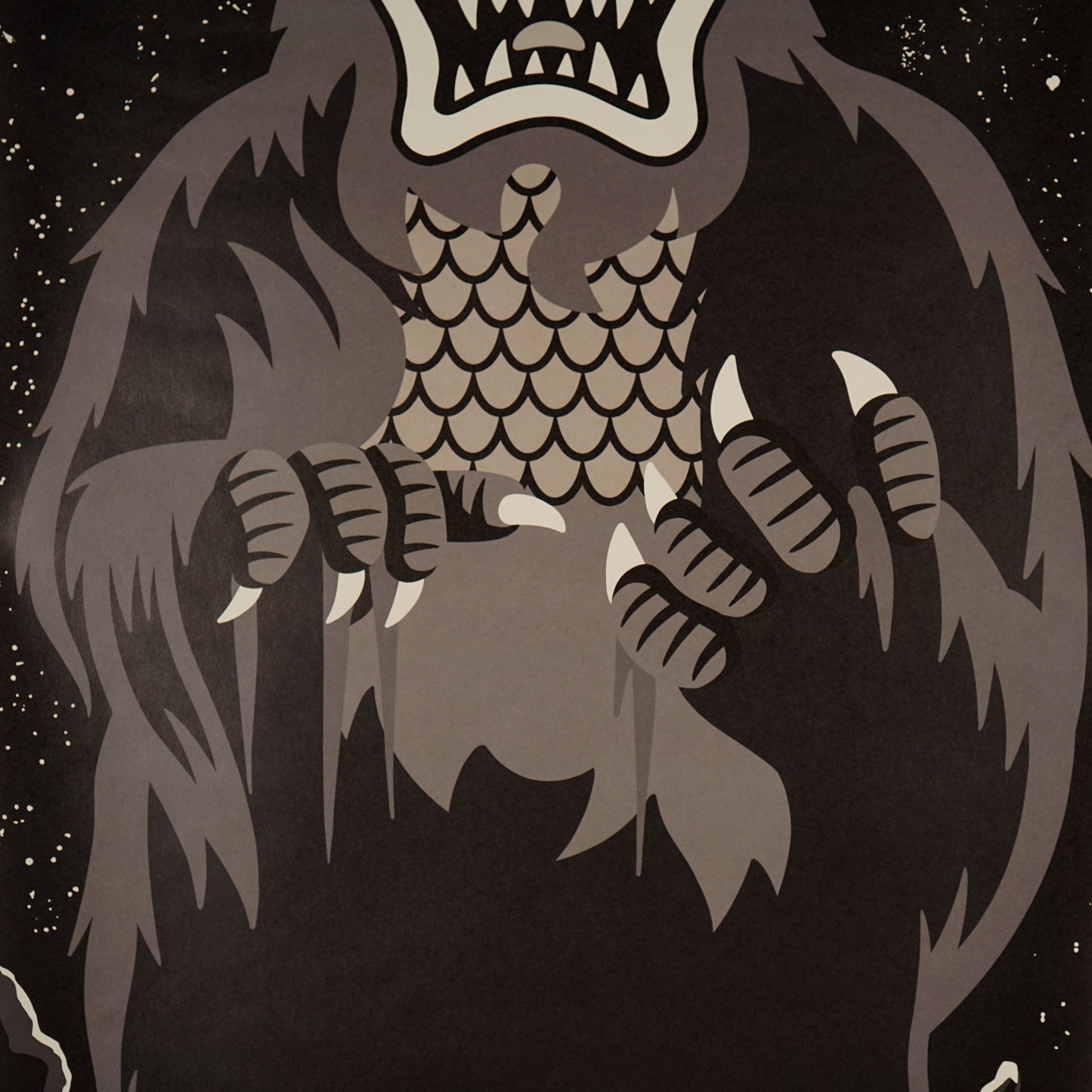 GREAT MOON MONSTER - POSTER / WRD-22-AW-G08