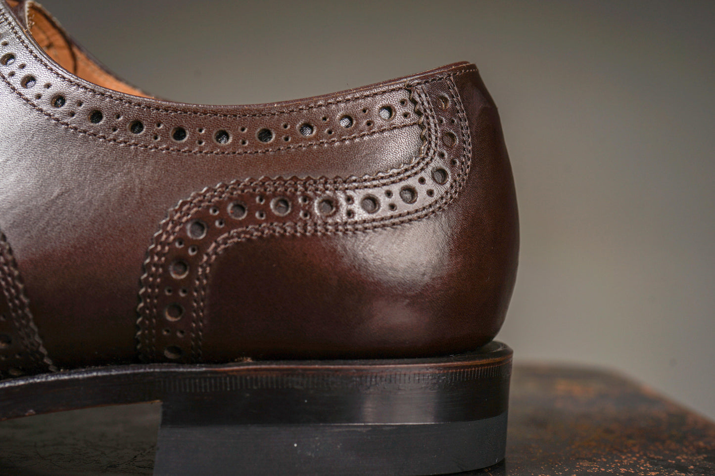 SEMI BROGUE OXFORD SHOES