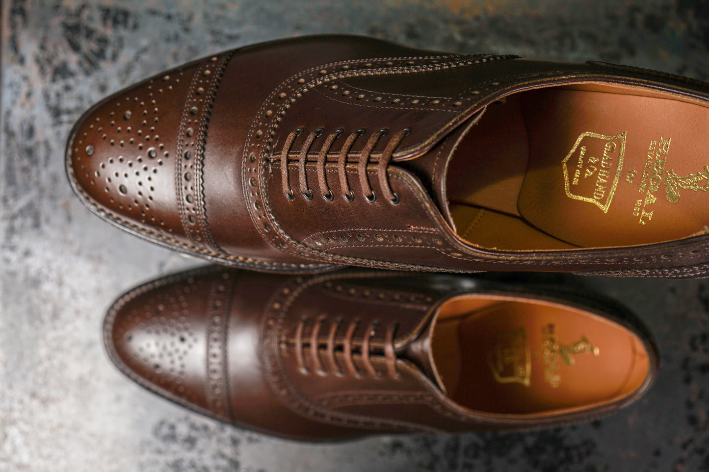 SEMI BROGUE OXFORD SHOES