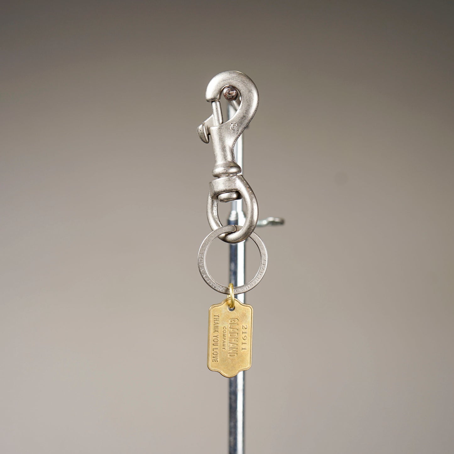 SWIVEL SNAP KEY HOLDER W/DOG TAG