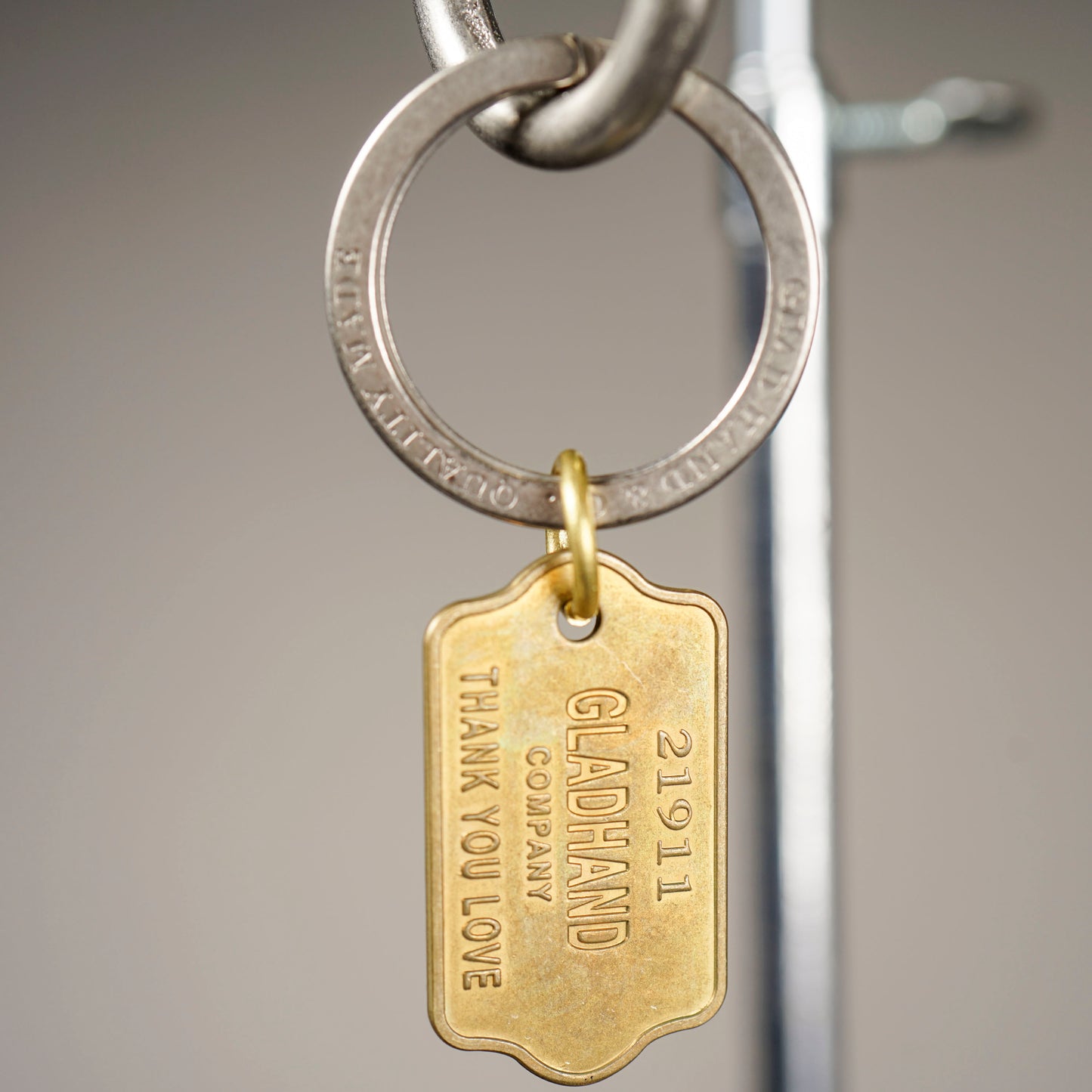 SWIVEL SNAP KEY HOLDER W/DOG TAG