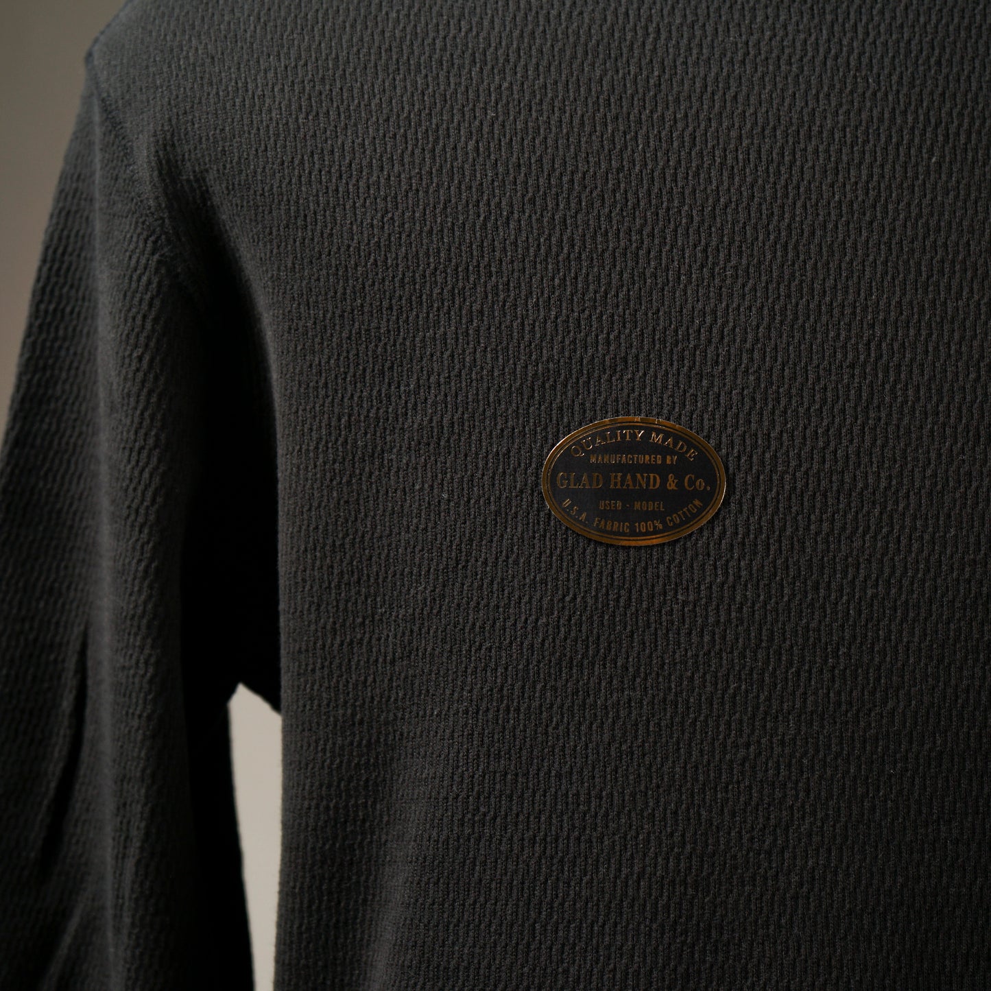 【VINTAGE FINISH】STANDARD WAFFLE L/S T-SHIRTS / GH-27【PACK-T】
