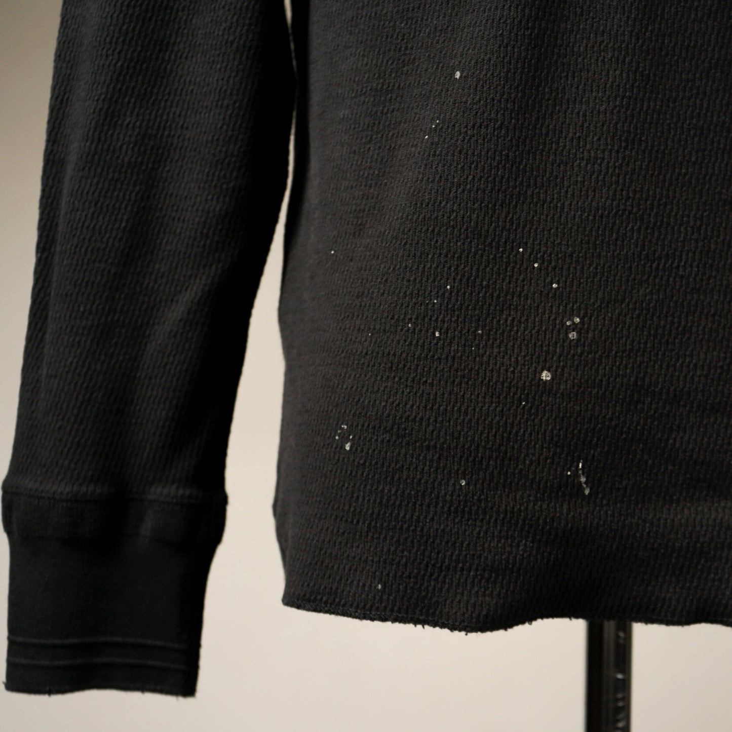 【VINTAGE FINISH】STANDARD WAFFLE HENRY L/S T-SHIRTS / GH-28【PACK-T】