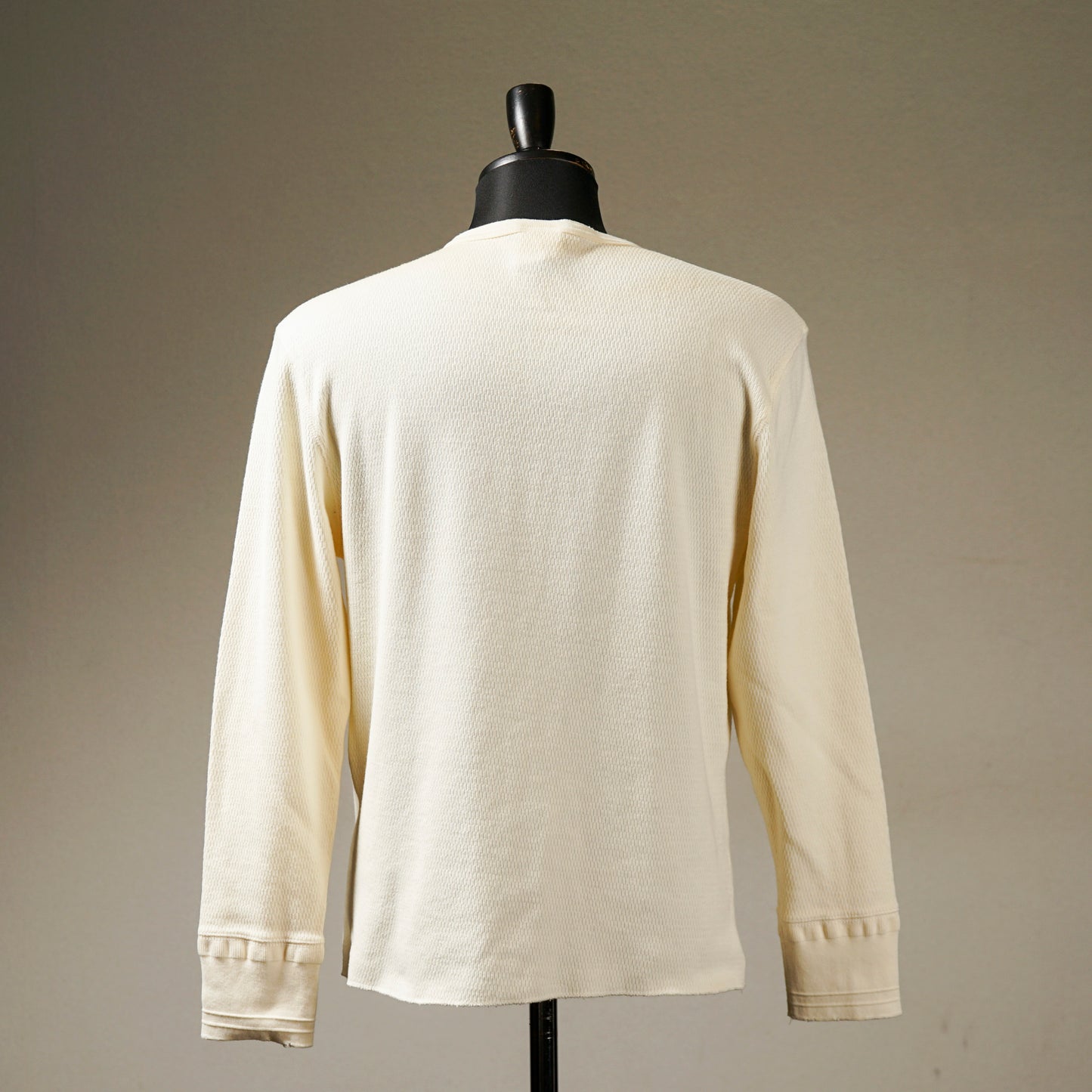 【VINTAGE FINISH】STANDARD WAFFLE HENRY L/S T-SHIRTS / GH-28【PACK-T】