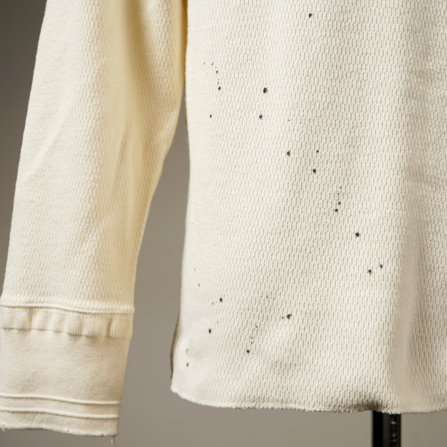 【VINTAGE FINISH】STANDARD WAFFLE HENRY L/S T-SHIRTS / GH-28【PACK-T】