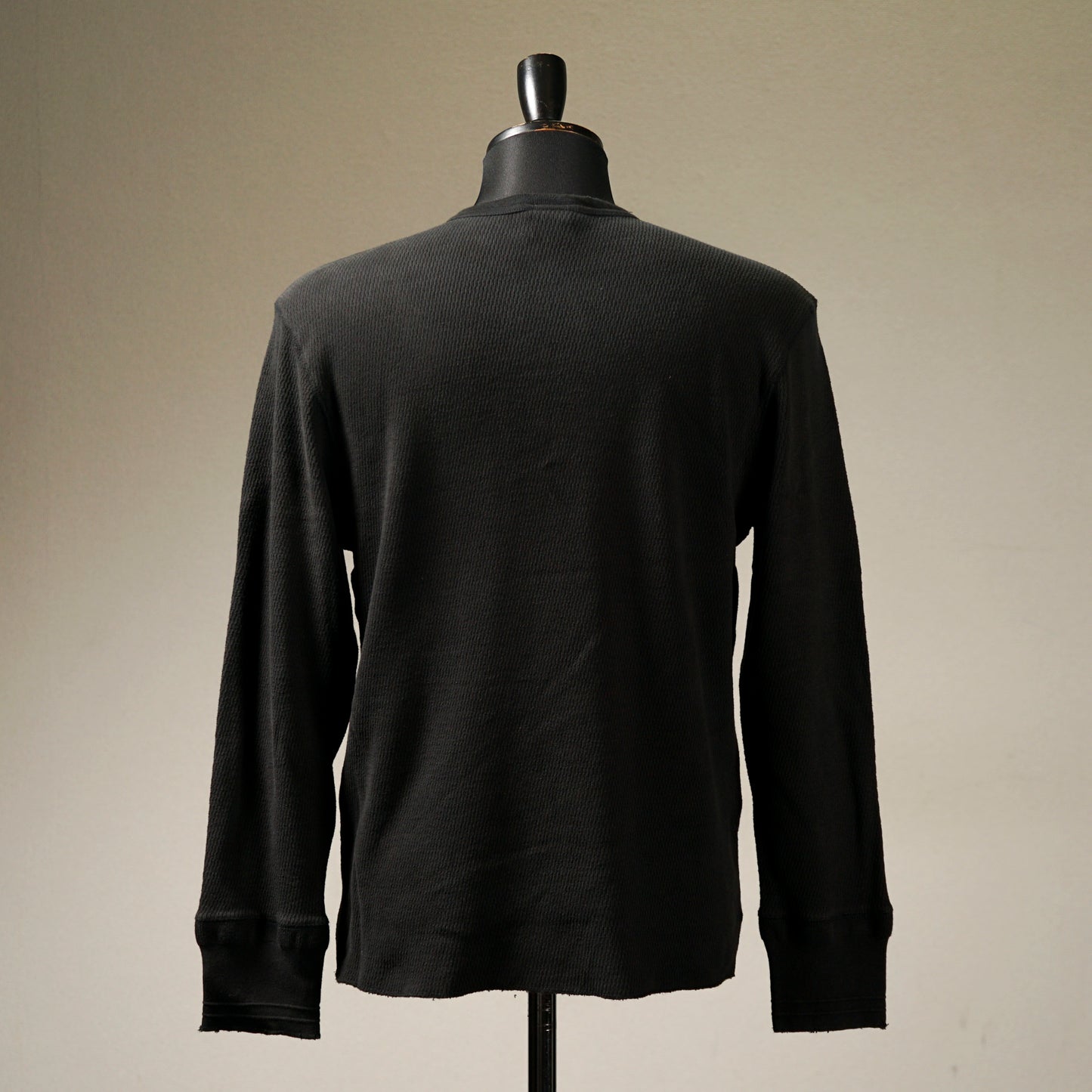 【VINTAGE FINISH】STANDARD WAFFLE HENRY L/S T-SHIRTS / GH-28【PACK-T】
