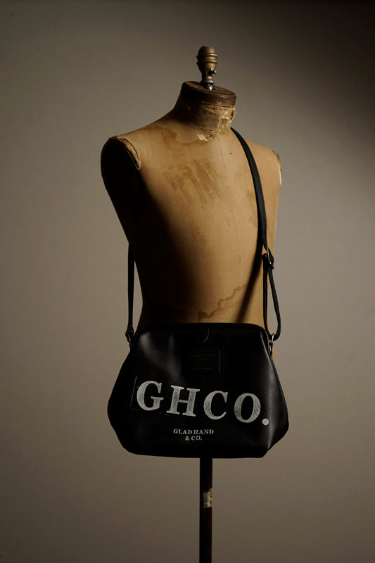 LEATHER SHOULDER FRAME BAG