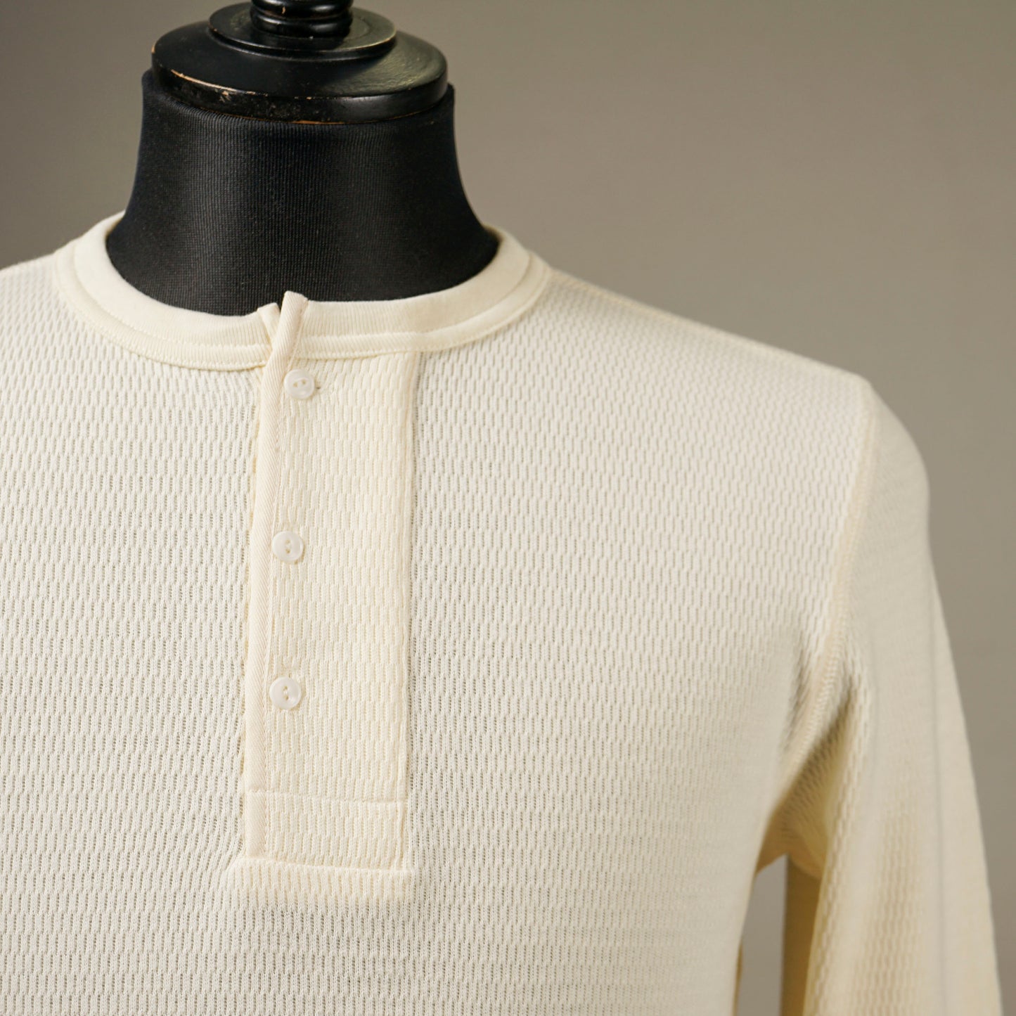 WAFFLE HENRY L/S T-SHIRTS / GH-11【PACK-T】
