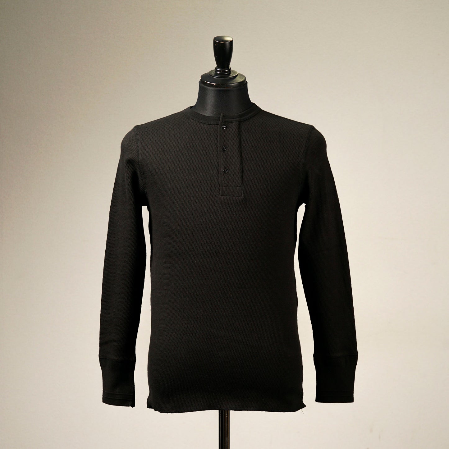 WAFFLE HENRY L/S T-SHIRTS / GH-11【PACK-T】