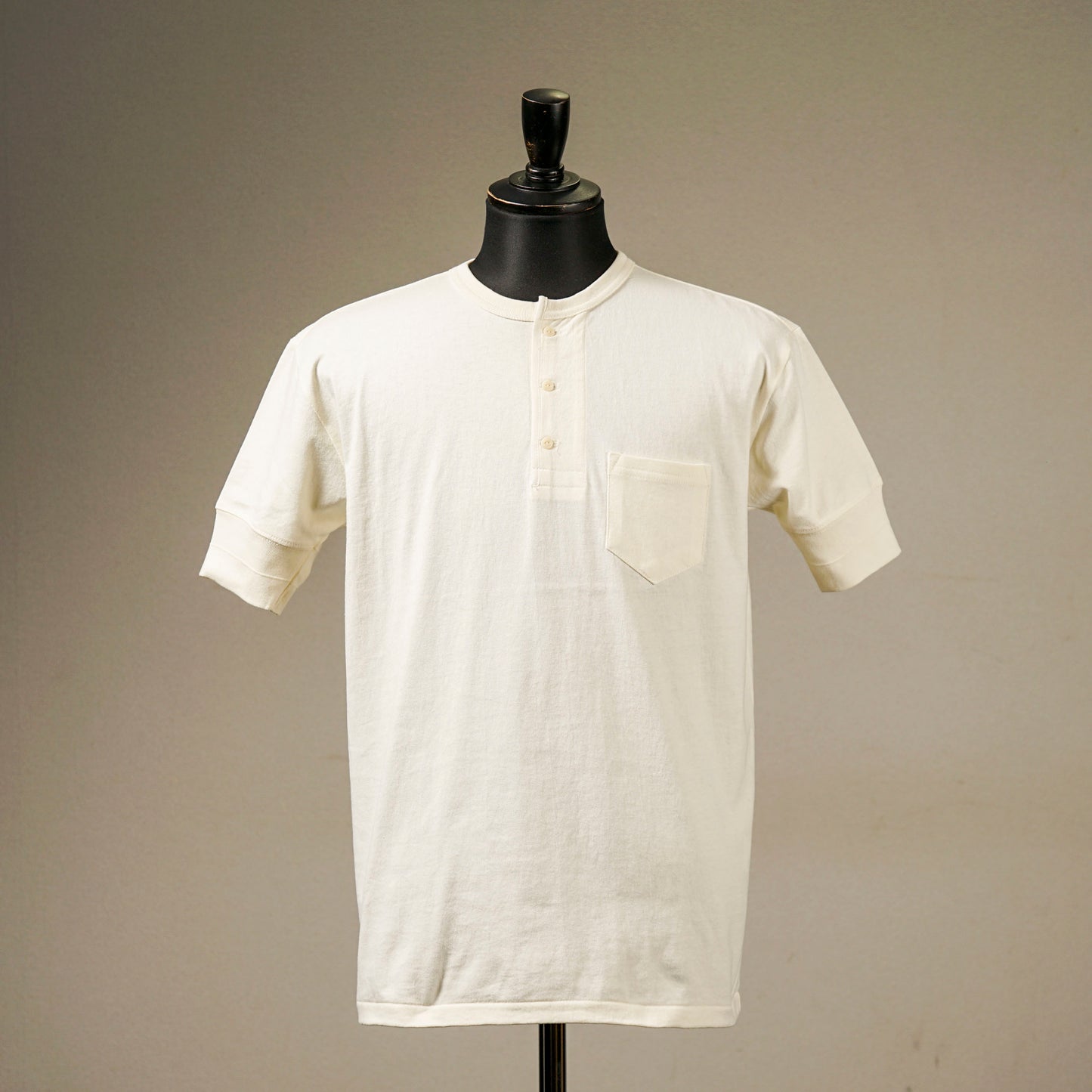 【RESTOCK】STANDARD HENRY POCKET T-SHIRTS / GH-13【PACK-T】