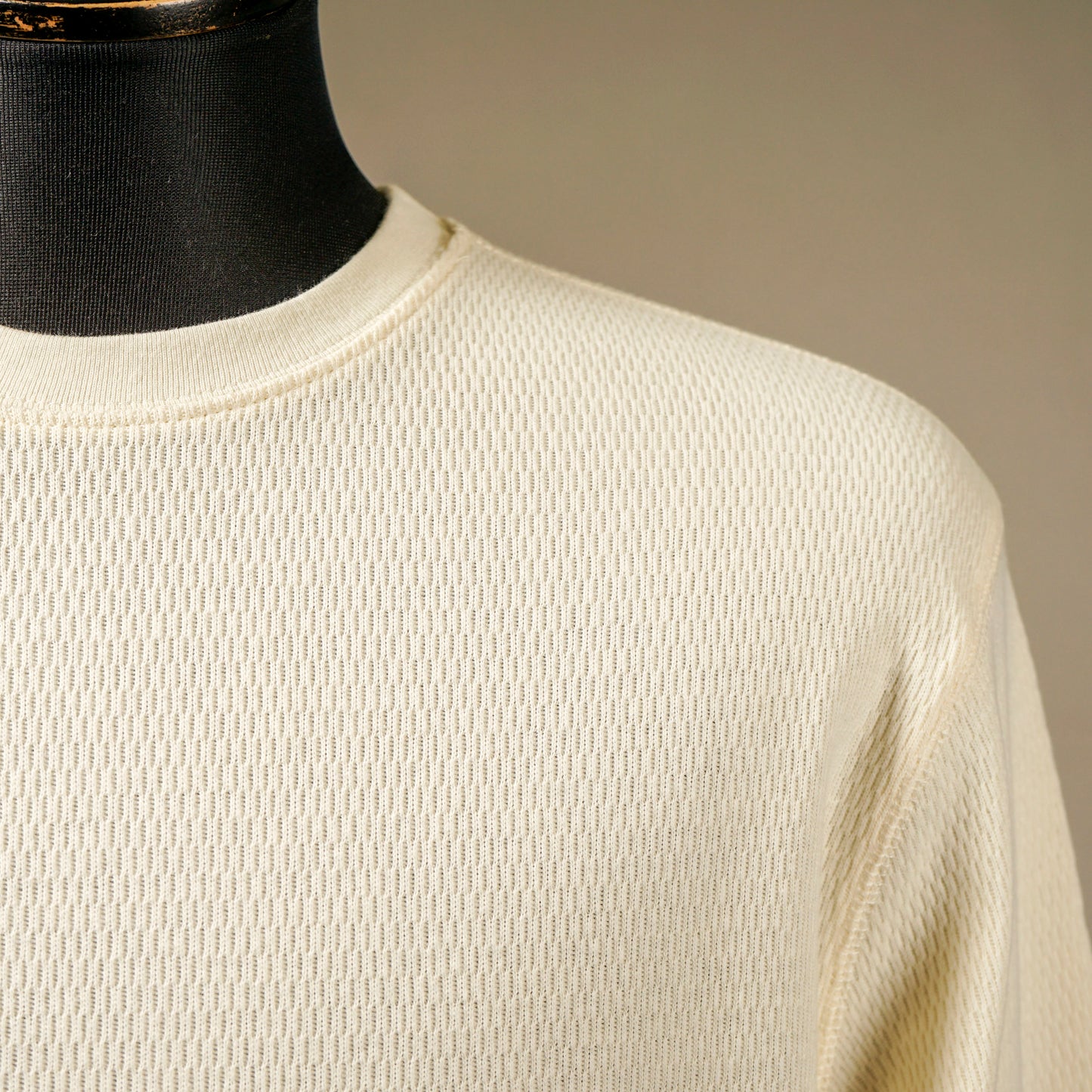WIDE WAFFLE L/S T-SHIRTS / GH-27【PACK-T】